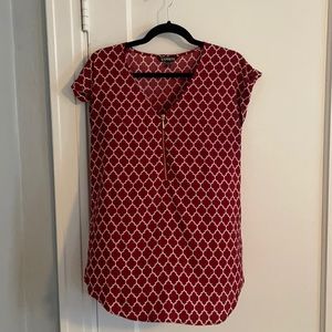 Cute red blouse from Express! Size M